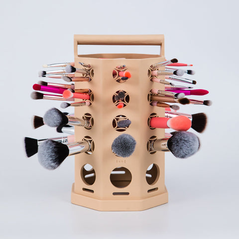 ARIA 2-IN-1 PORTABLE DRYING RACK FOR MAKEUP BRUSHES & SPONGES (PATENTED)